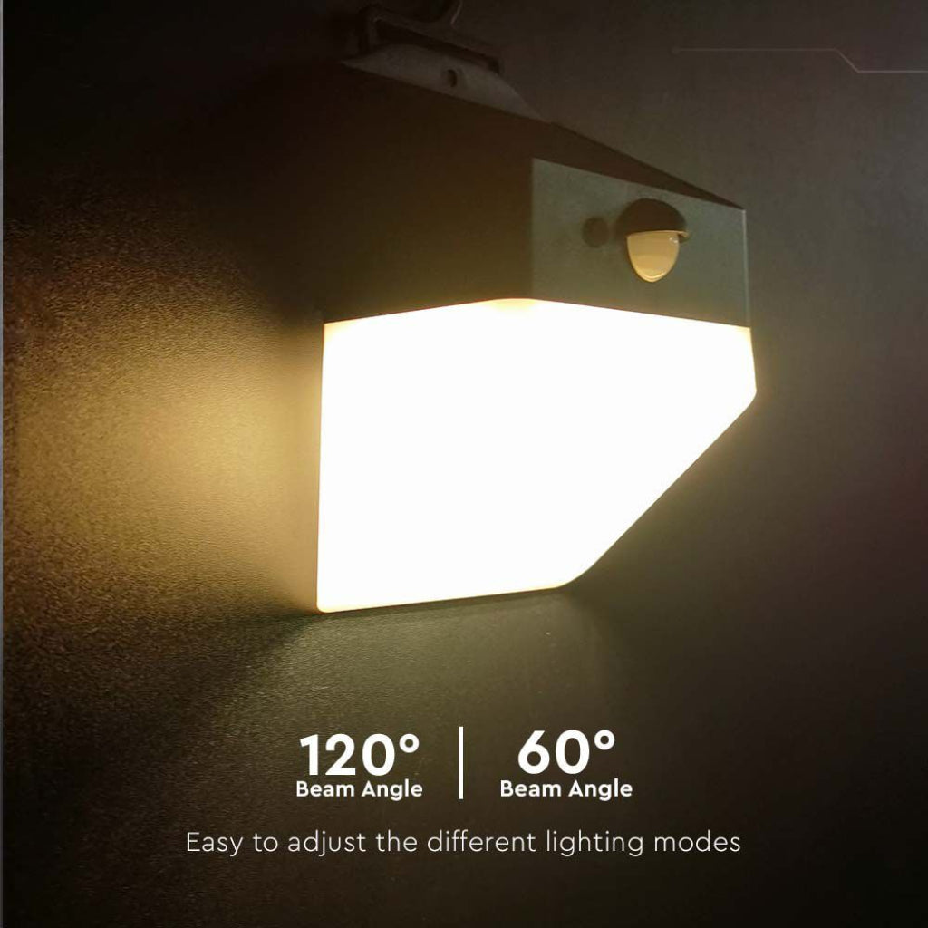 V-TAC Lampada LED da Giardino con Pannello solare e Sensore 2W Corpo Nero e Bianco CCT 4000K IP65 V-TAC Lampada LED da Giardino con Pannello solare e Sensore 2W Corpo Nero e Bianco CCT 4000K IP65